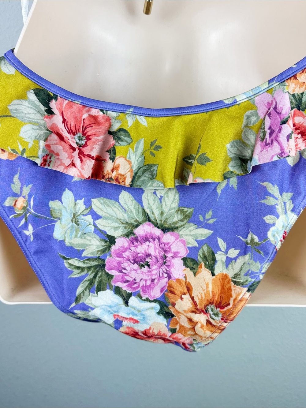 ZIMMERMANN Pattie Cutout Frill One Piece Swimsuit in Spliced NEW - Picture 9 of 11